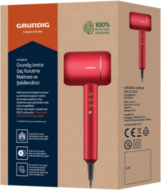 Arçelik HD 9980 IONICA RED, 9. fotoğraf