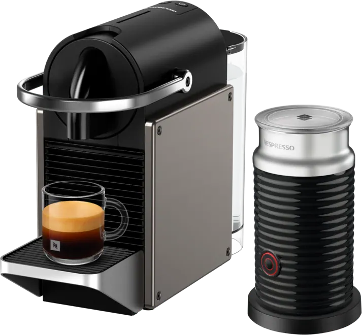 Arçelik Nespresso Pixie Titan ve  Aeroccino 3