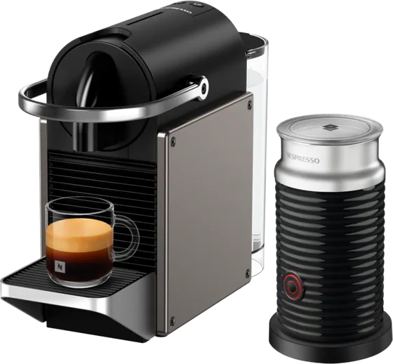 Arçelik Nespresso Pixie Titan ve  Aeroccino 3