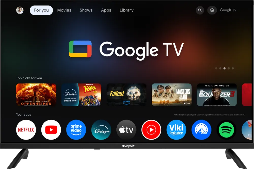 Arçelik QLED 32" HD Google TV - A 632 D